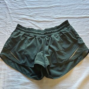 Lululemon Green Athletic Shorts